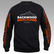Backwood Hooligans® Latitude Sweatshirt with orange prints