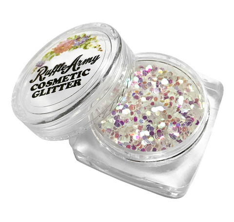 Mermaid IRIDESCENT WHITE glitter
