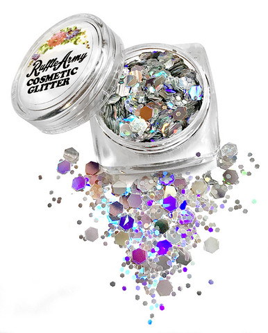 Siren SILVER glitter mix