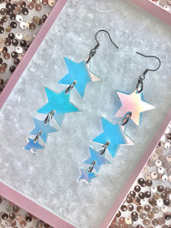 Hologrammihohtoiset TWINKLE TWINKLE BIG STAR -korvakorut