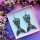 Vintage Mermaid -korvakorut