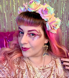 Fantasy Mermaid -korvakorut hologrammi