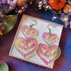 Pumpkin Hearts -korvakorut