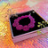 Fuksiat Bubble Garland -glitterkorvakorut