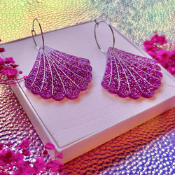 Fuchsia Wonder -glitterkorvakorut
