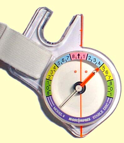 Moscompass 8XL, Peukalokompassi