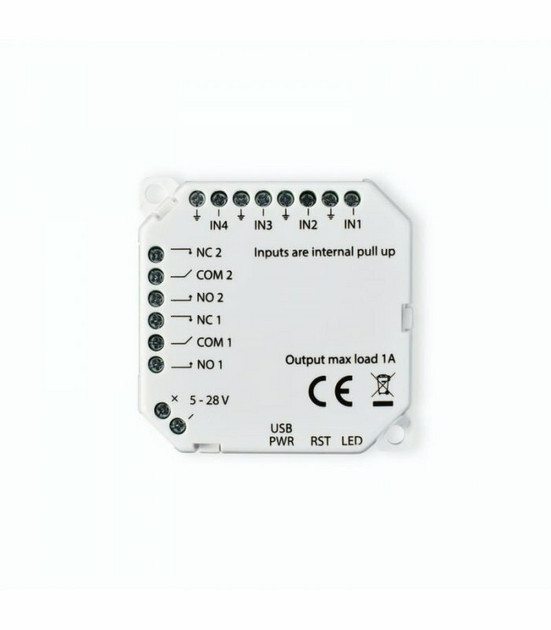Frient Zigbee IO Module 4in/2out KOTIAUTOMAATIOKAUPPA.FI