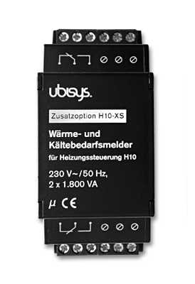 Ubisys Lämmitys/jäähdytystarpeen ilmaisin H10-XS (Lisämoduuli H10:lle)