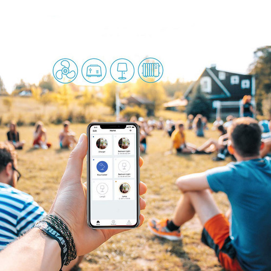 Meross Smart Outlet älypistorasia ulkokäyttöön Homekit, Alexa, Google