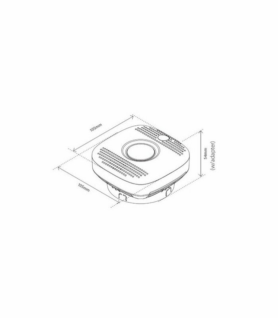 Heatit Z-Smoke - Z-wave Plus Savu- ja lämpöilmaisin paristomalli