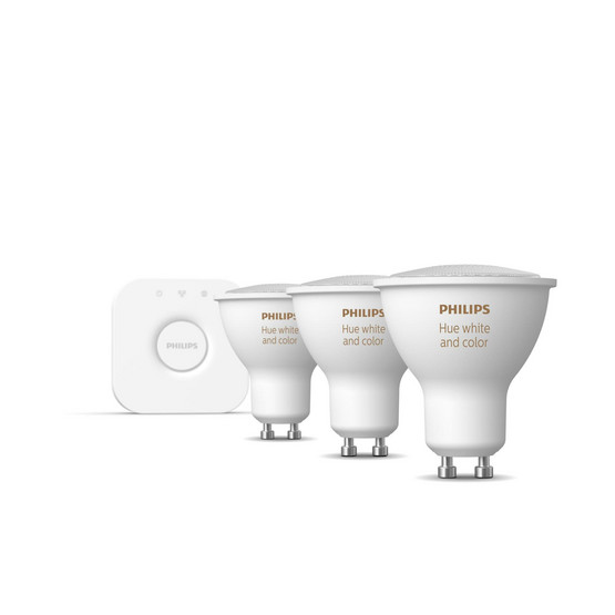 Philips Hue White and Color Ambiance Aloituspakkaus GU10 - 3/1
