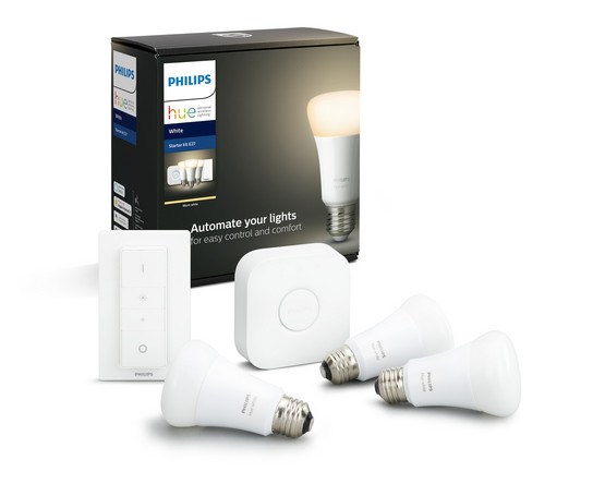 Philips Hue White aloituspakkaus E27 - 3/1/1