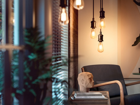 Philips Hue White E27 - Filament LED lamppu Edison Large