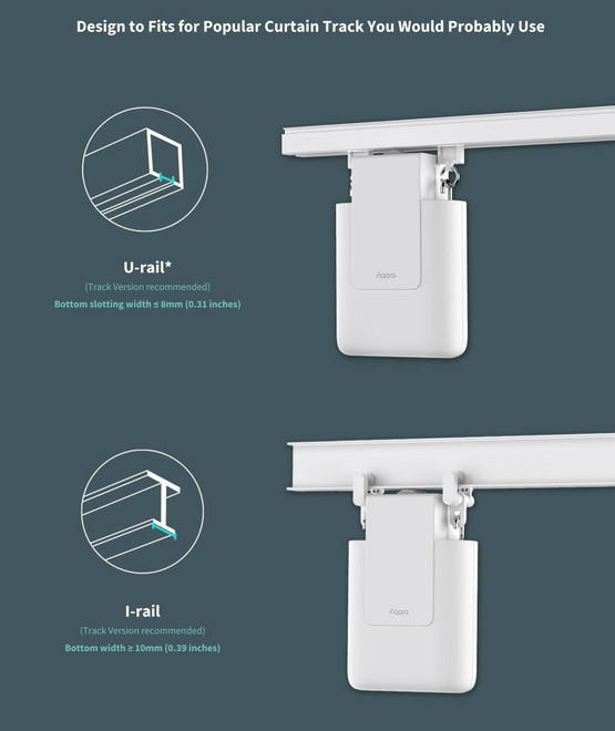 Xiaomi Aqara Curtain Driver E1 Track - Verho-ohjain Kiskoon