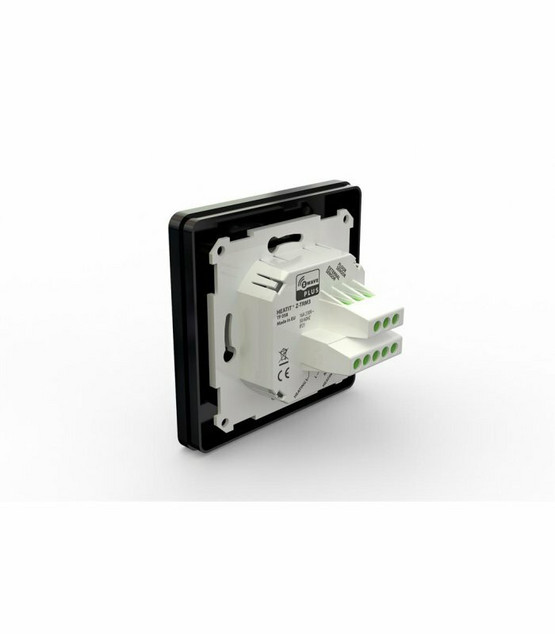 Heatit Z-TRM3 thermostat - Z-Wave Lattialämmitystermostaatti musta