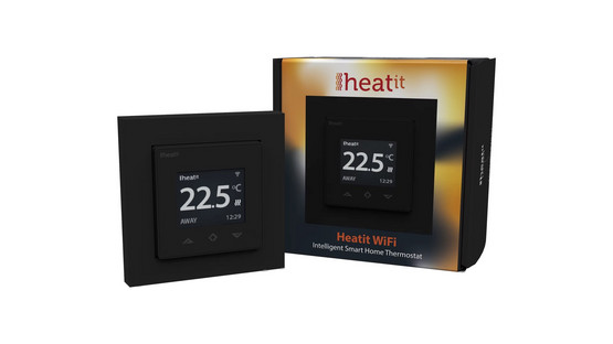 Heatit WiFi thermostat - Älytermostaatti 16A/3600W musta