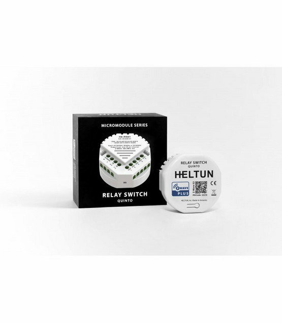 HELTUN Quinto Relay Switch - Z-Wave Plus Rele 5x5A