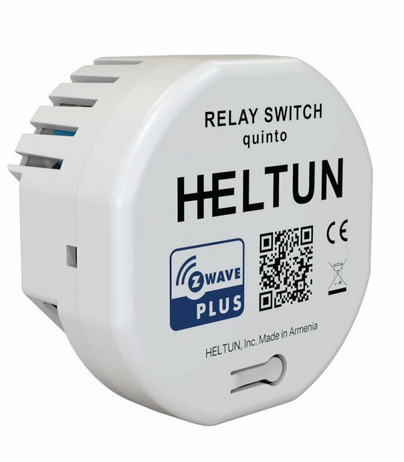 HELTUN Quinto Relay Switch - Z-Wave Plus Rele 5x5A