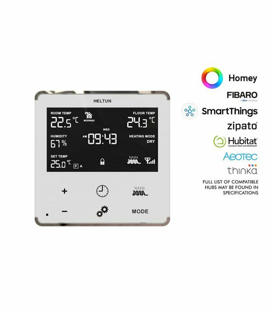 HELTUN Heating Thermostat - Z-Wave+ Lattialämmitystermostaatti