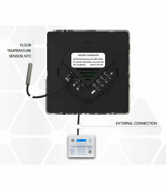 HELTUN Heating Thermostat - Z-Wave+ Lattialämmitystermostaatti