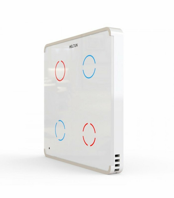 HELTUN Touch Panel Switch Quarto - Z-Wave+ Painikerele 4-osainen
