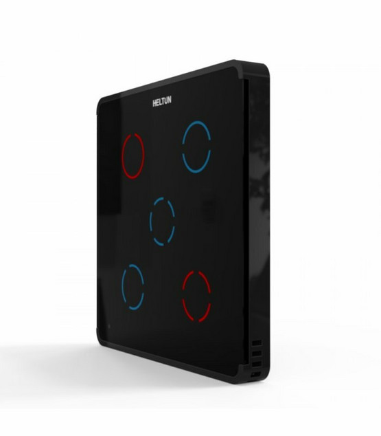 HELTUN Touch Panel Switch Quinto - Z-Wave+ Painikerele 5 osainen