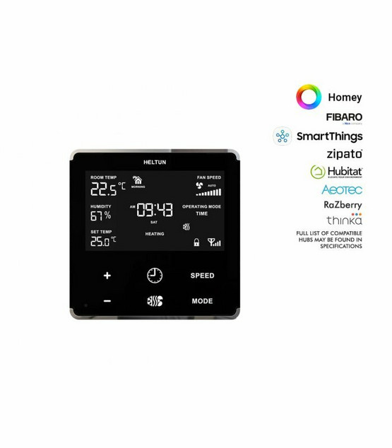 HELTUN Fan Coil Thermostat - Z-Wave+ Fan Coil termostaatti