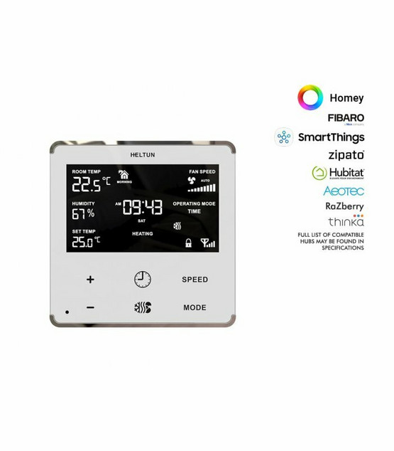 HELTUN Fan Coil Thermostat - Z-Wave+ Fan Coil termostaatti