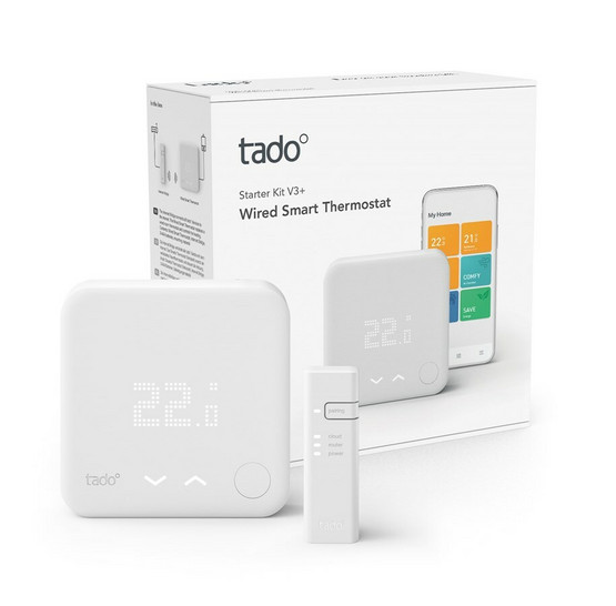 Tado Wired Smart Thermostat V3+ - Aloituspakkaus (Vesikiertoinen)