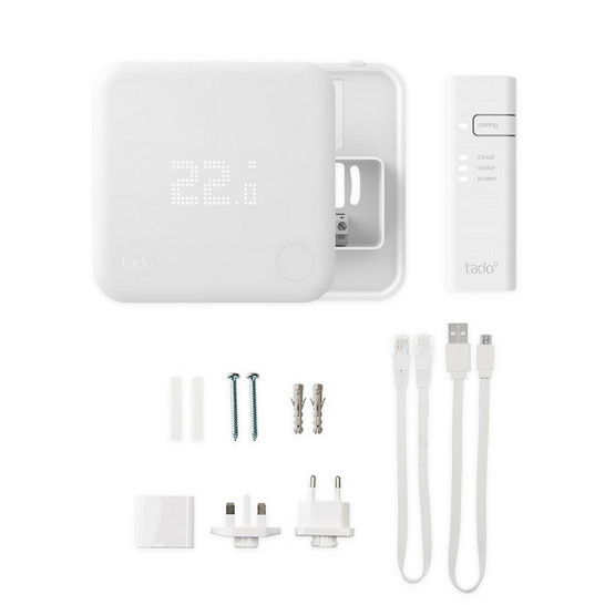 Tado Wired Smart Thermostat V3+ - Aloituspakkaus (Vesikiertoinen)
