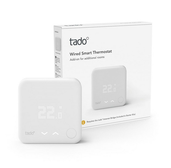 Tado Wired Smart Thermostat add-on - Älytermostaatti (Vesikiertoinen)