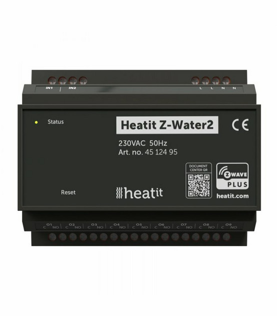 Heatit Z-Water 2 - 9 piirinen Z-wave Lämmitysohjain