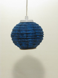 Lokta-minipallo 15cm, sininen, 'tiibettiläinen pilvi' -painatus