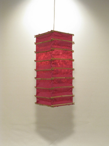 Lokta-kuutio 16x16x45cm, pinkki