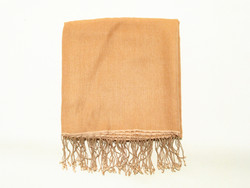 Pashminastoola, luxuslaatu, tumma persikka