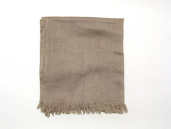 Mongolian Cashmere stoola, ohut, luonnonruskea
