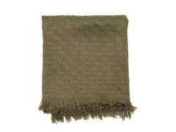 Mongolian Cashmere stoola, lankakuvio, vihreä