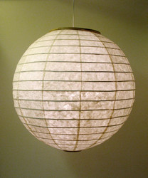 Lokta-pallo 80cm, luonnonvalkoinen