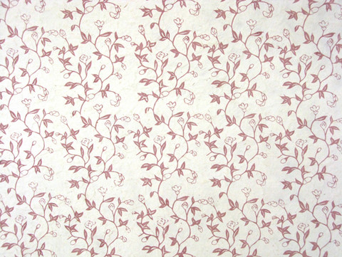 50x75cm kukkaköynnös 'Liberty' D/40, punainen painatus