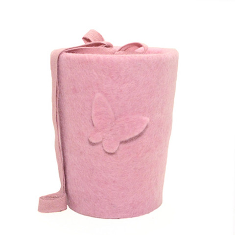 C15C butterfly, light pink, felt cone S