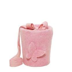 C15C butterfly, light pink, felt cone baby