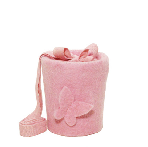 C15C butterfly, light pink, felt cone baby