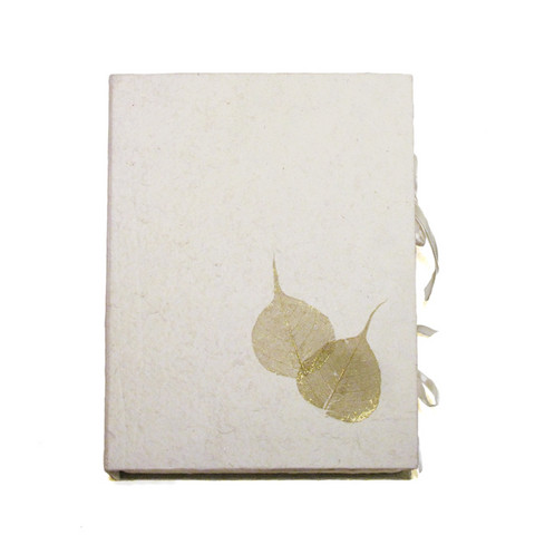 Adressilaatikko, C01 kultapipal, valkea (myös ilman koristetta)