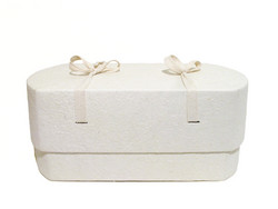 C01, natural white, oval babycasket S