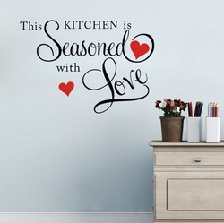 Sisustusteksti Kitchen Seasoned Love