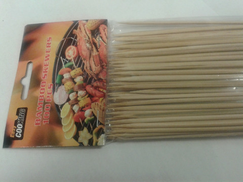 Varrastikku 30cm, Bambu, 100kpl, EasyCooking 