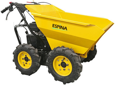 Espina Minidumpperi pyörillä 6,5hp max. 300kg