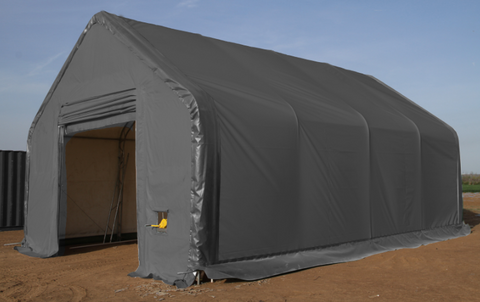 Ennakkomyynti! Kalustohalli Ranch premium 6,1m x 9,76m x korkeus 4,88m, 900g/m2