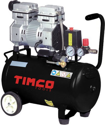 Loppu! Timco 24L öljytön kompressori