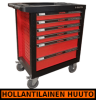 X-Rauta Työkaluvaunu työkaluilla 220-osaa / 3-VUODEN TAKUU! - HOLLANTILAINEN HUUTOKAUPPA!